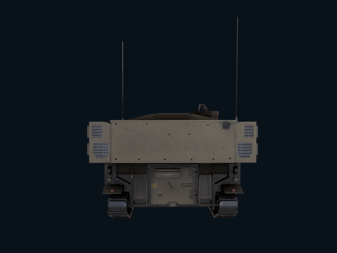 Asset - Army - M109 Howitzer Model Realistic Low-poly Modelo 3D