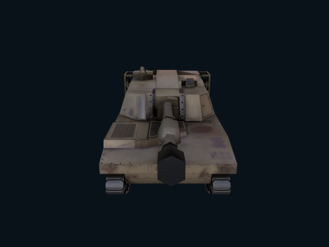 Asset - Army - M109 Howitzer Model Realistic Low-poly Modelo 3D