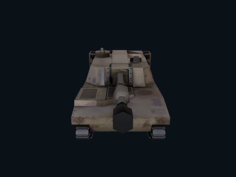 Asset - Army - M109 Howitzer Model Realistic Low-poly 3D Model