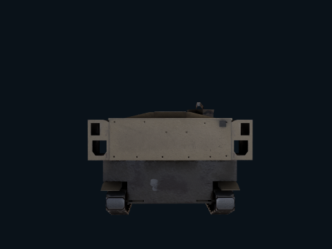 Asset - Army - M109 Howitzer Model Realistic Low-poly Modelo 3D