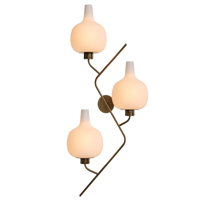 ZigZag Wall Lamps 3D Model .c4d .max .obj .3ds .fbx .stl .blend 