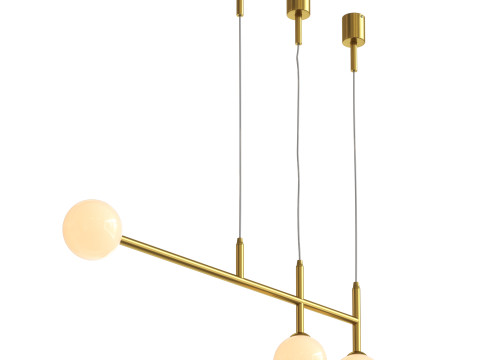 Ashley 3 Light G9 Pendant Lamp 3Dモデル
