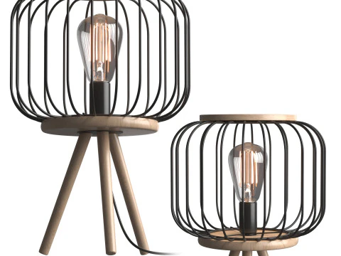 Harlow Table Lamp 3D Model
