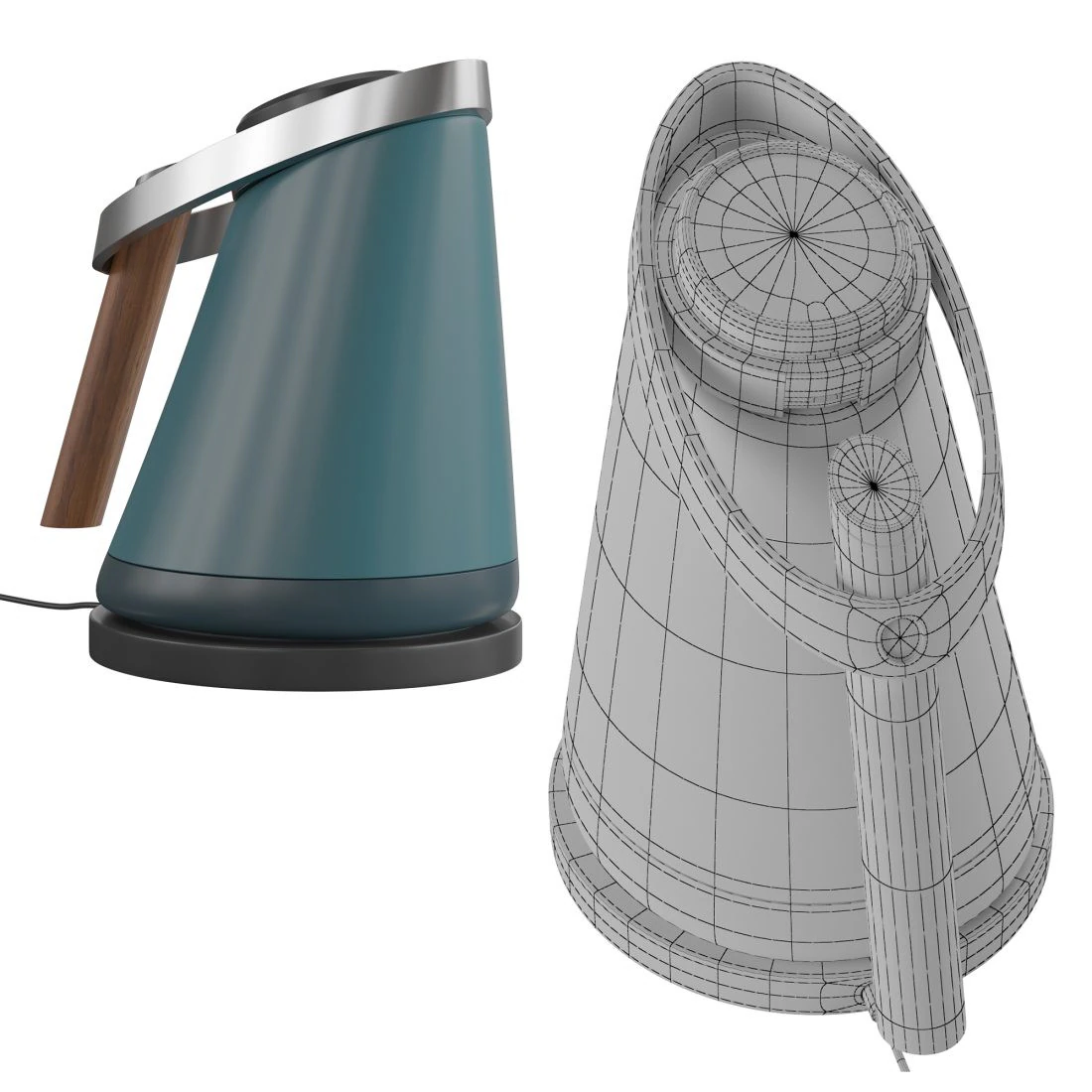 Smart Kettle 3D Model .c4d .max .obj .3ds .fbx .stl .blend 