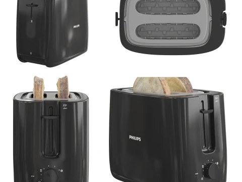 Philips toaster HD2581 3D Model