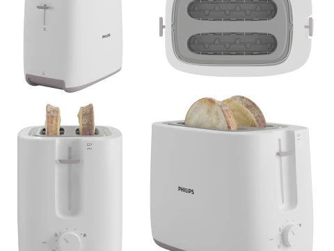 Philips toaster HD2581 3D Model