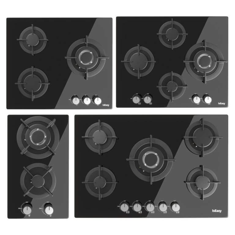 IsEasy Gas Hob 3D Model .c4d .max .obj .3ds .fbx .stl .blend 