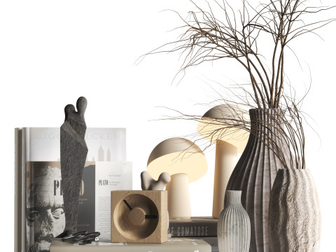 Decorative set 01 3D Model