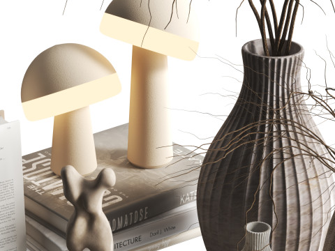 Decorative set 01 3D Model