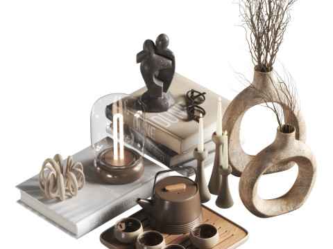 Decorative set 02 3D Model