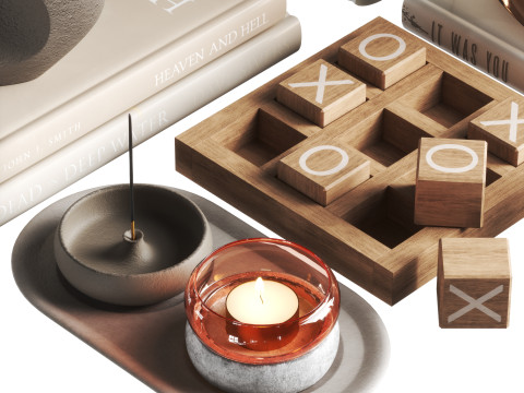 Decorative set 03 Modello 3D