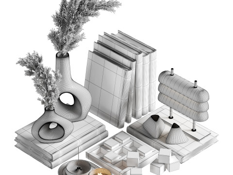Decorative set 03 Modello 3D