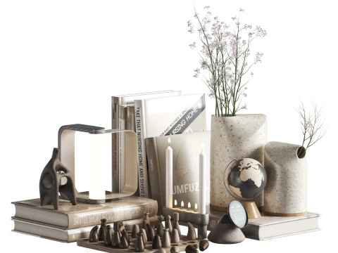 Set decorativo 04 Modello 3D