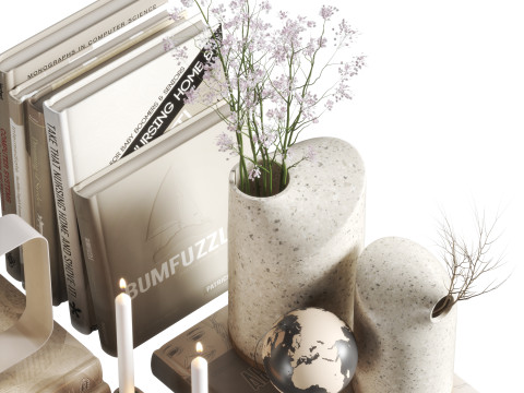 Decorative set 04 3D Model