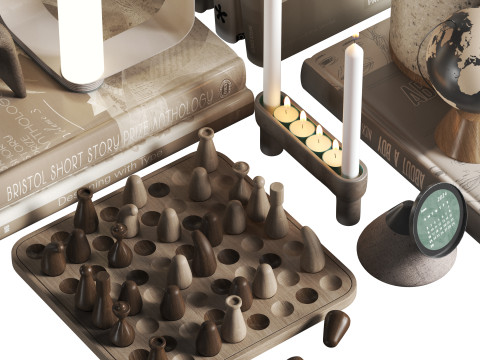 Decorative set 04 3D Model