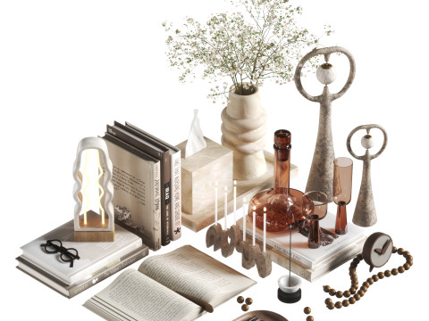 Decorative set 05 3D Model