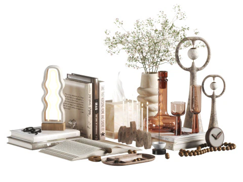 सजावटी सेट 05 3D मॉडल