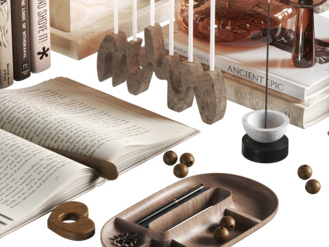 सजावटी सेट 05 3D मॉडल