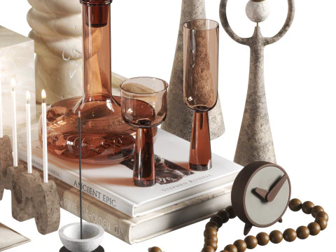 सजावटी सेट 05 3D मॉडल