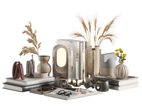 Deko-Set 06 3D Modell