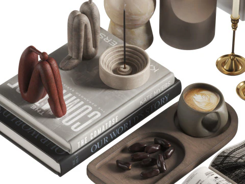 Deko-Set 06 3D Modell