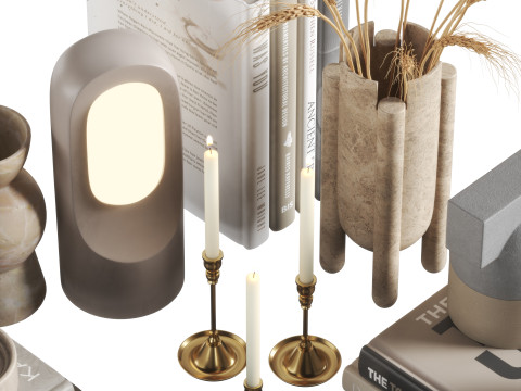 Decorative set 06 3D Model