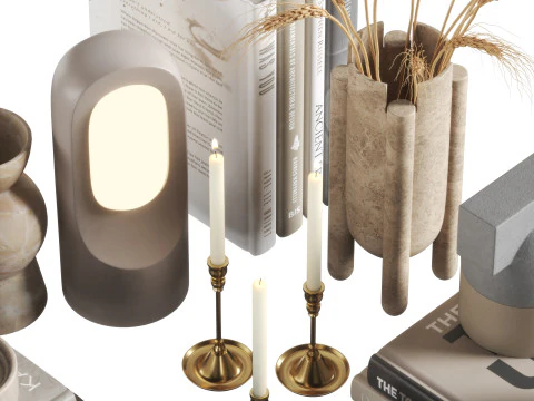 Deko-Set 06 3D Modell