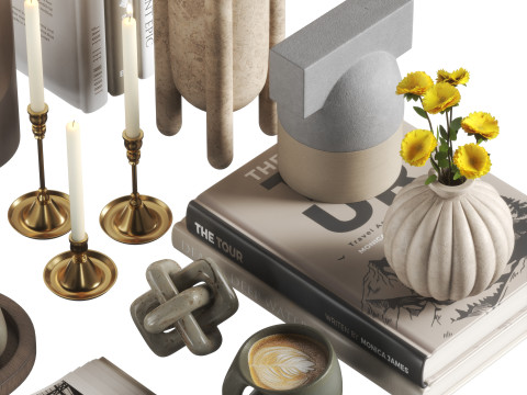 Decorative set 06 3D Model