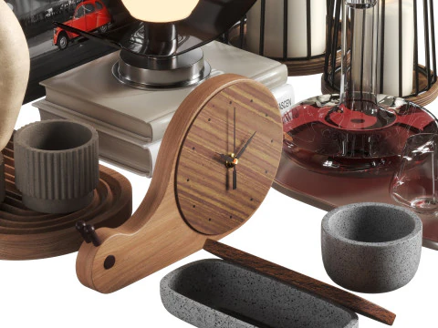 Decorative set 08 3D Model