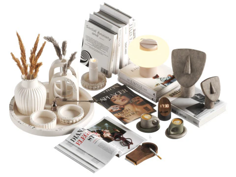 Set decorativo 09 Modello 3D