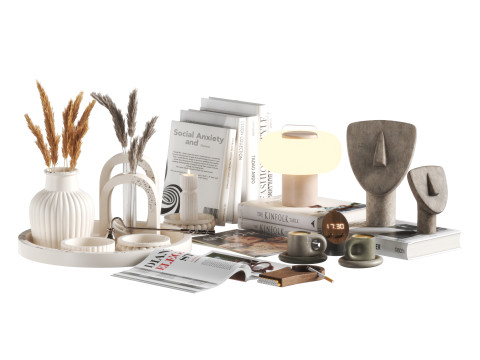Decorative set 09 3D Model