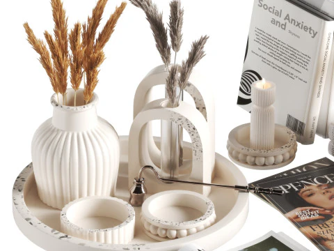 Decorative set 09 3D Model