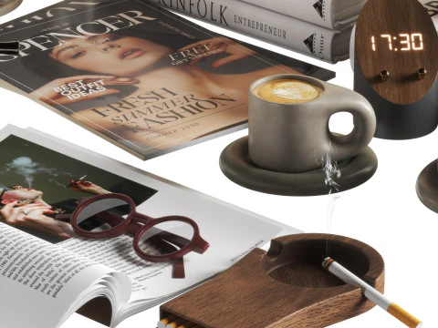 Decorative set 09 3D Model