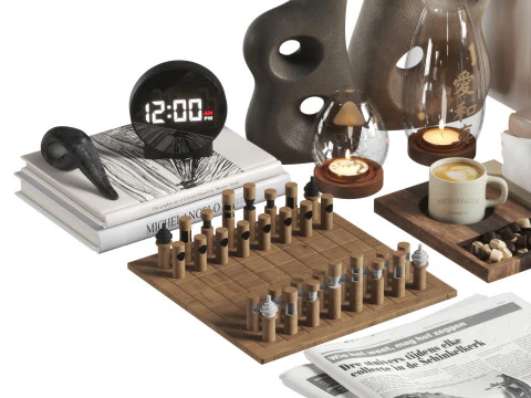 Decorative set 10 3D Model