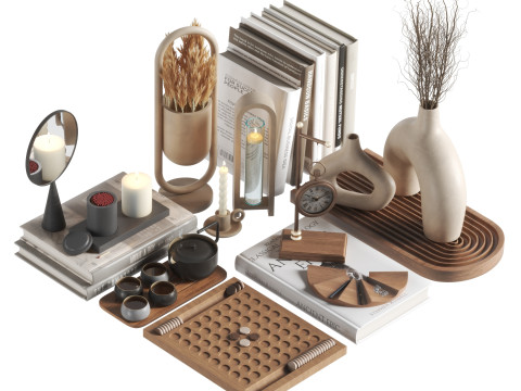 Decorative Set 07 3D Model