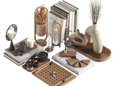 装饰套装07 3D 模型