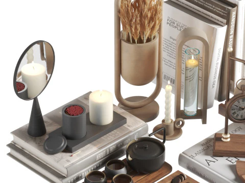 Decorative Set 07 3D Model