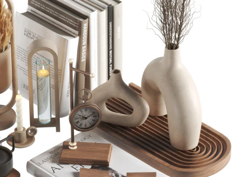 Decorative Set 07 3D Model