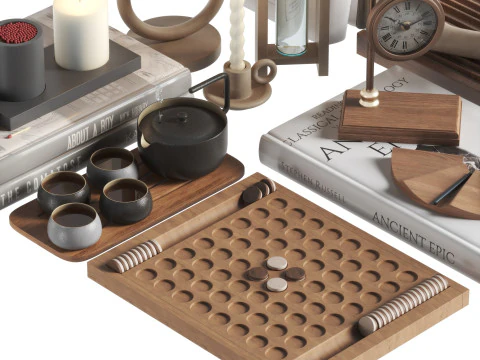 Decorative Set 07 3D Model