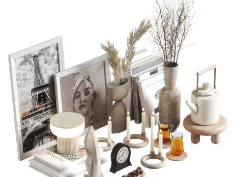 Decorative set 11 Model 3D