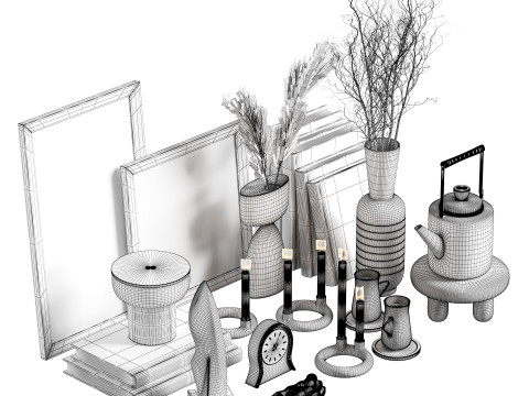 Decorative set 11 3D 模型
