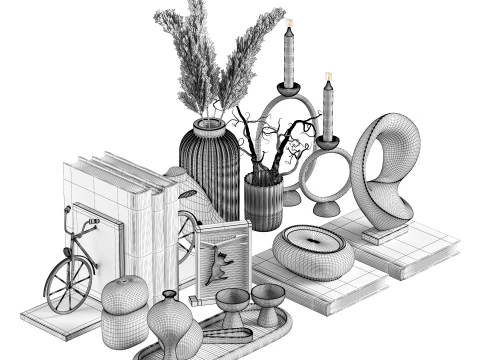 Decorative Set 13 3D Model