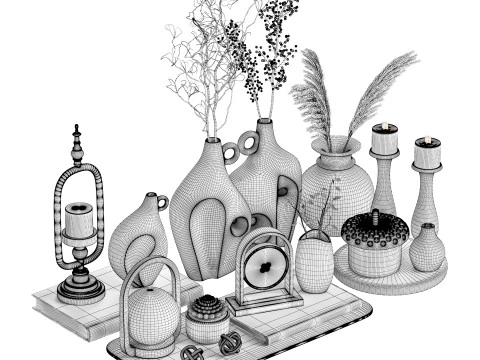 Decorative Set 15 3D Model
