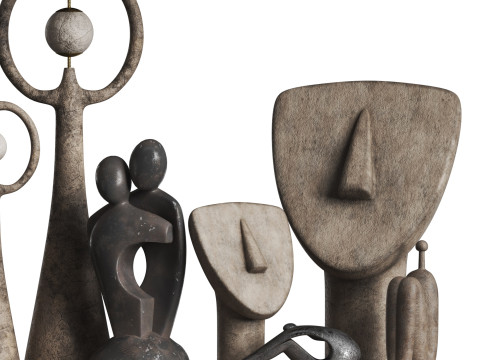Decorative set 18 Modèle 3D