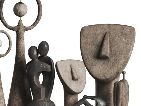 Conjunto decorativo 18 Modelo 3D