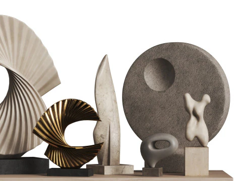 Conjunto decorativo 18 Modelo 3D