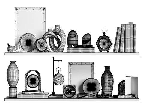 Decorative Set 19 3D Model