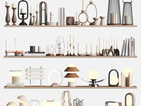 Decorative Set 20 3D 모델