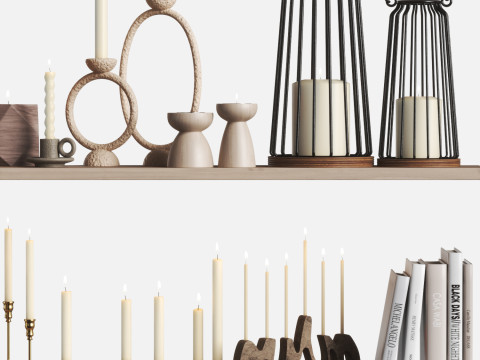 Decorative Set 20 3D-Modell