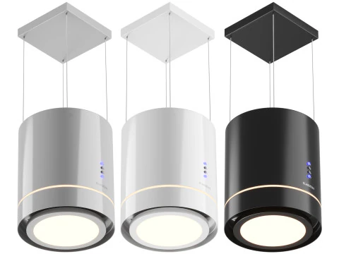 Cappa aspirante a isola Tron Ambience di Klarstein Modello 3D